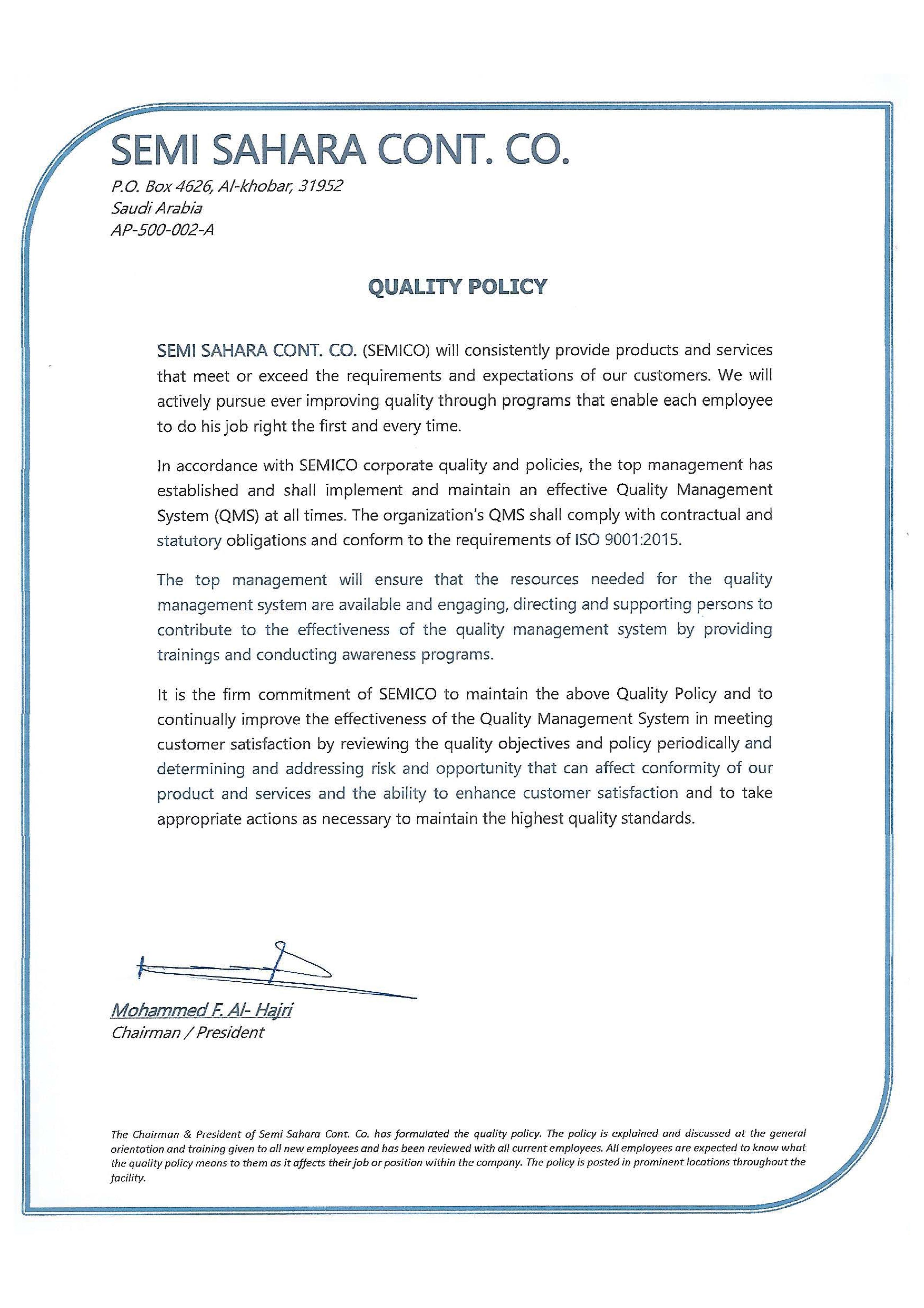 2018 QUALITY POLICYA3-page-001 2018 QUALITY POLICYA3-page-001